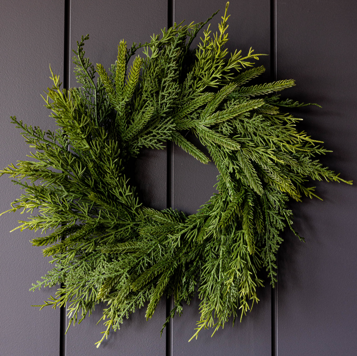 Norfolk & Cypress Real Touch Mix Wreath Mini—12 inch