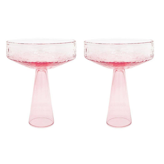 Pink Claude Coupe—Set of 2