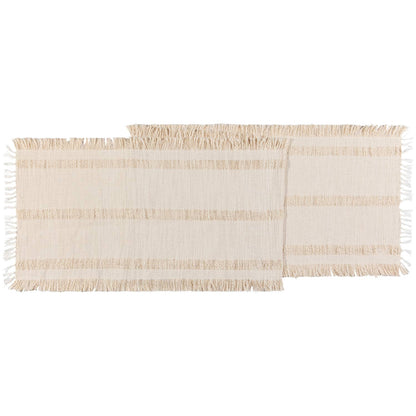 Ivory Heirloom Ravel Table Runner - Ivory