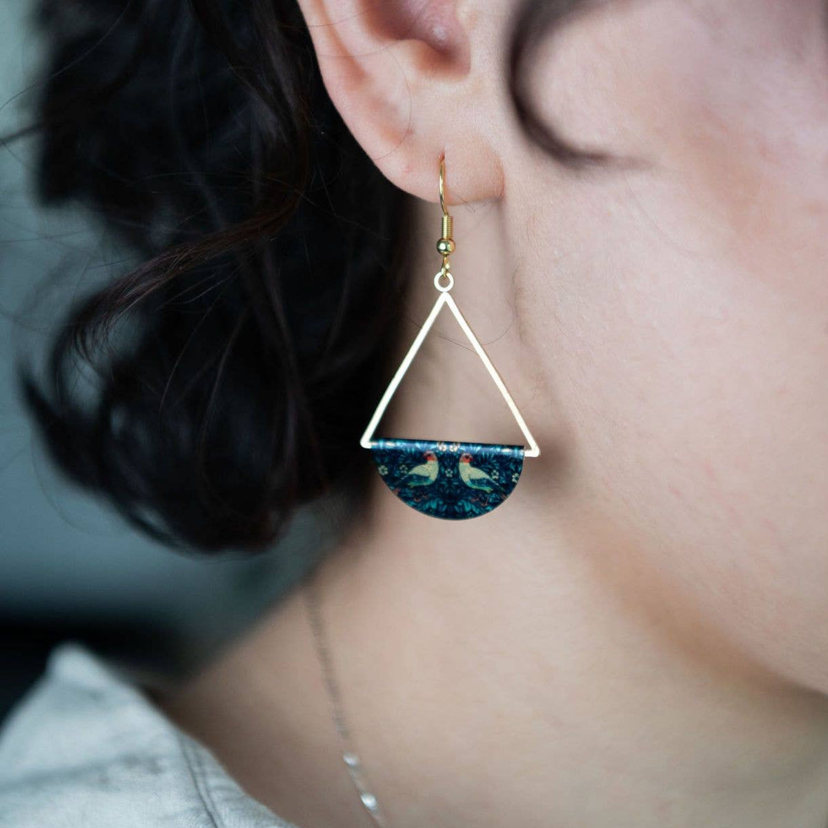 Songbirds Dangle Earrings—Silver