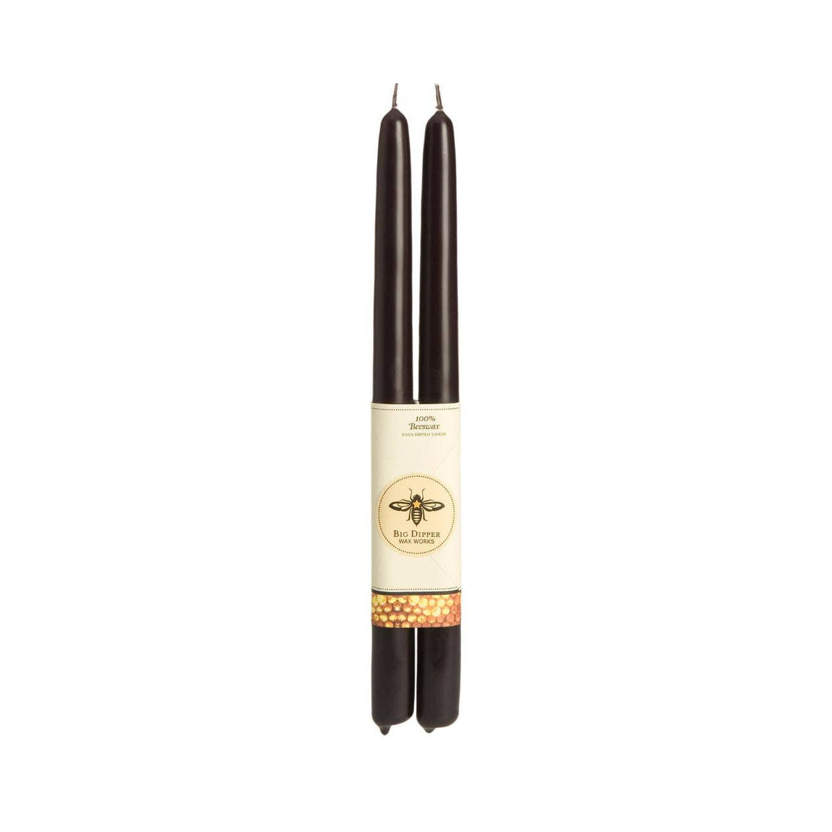 Black—Set of 2 100% Pure Beeswax