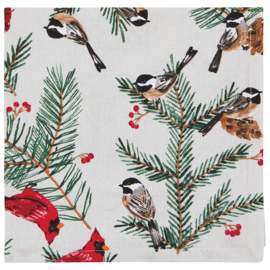 Birds & Boughs Christmas Napkins—Set of 4