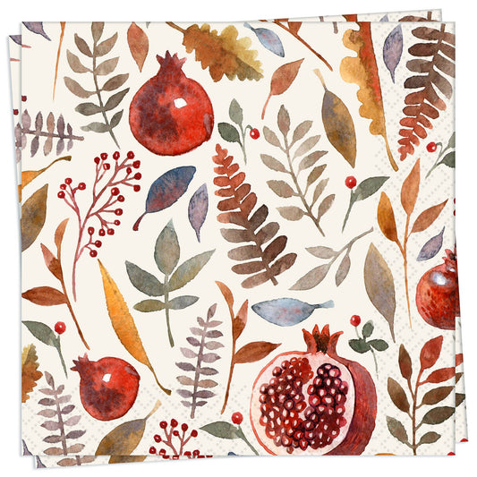 Pomegranate Cocktail Napkin