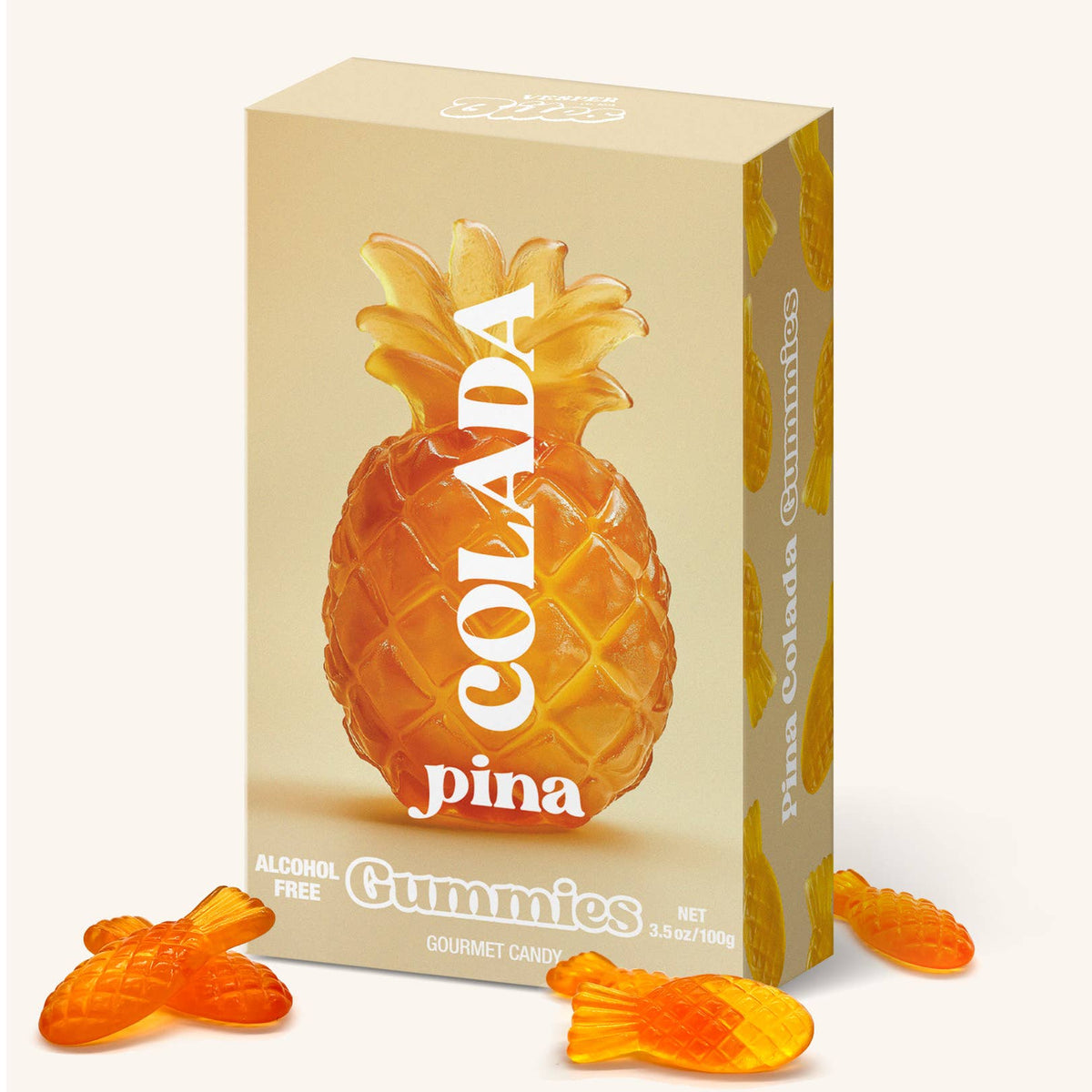 Pina Colada Gummies—Alcohol-Free