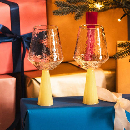 Yellow Wine Glass—Set of 2