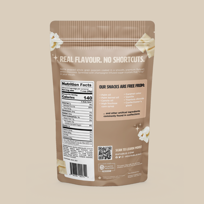 Pop the Champagne Gourmet White Chocolate Popcorn