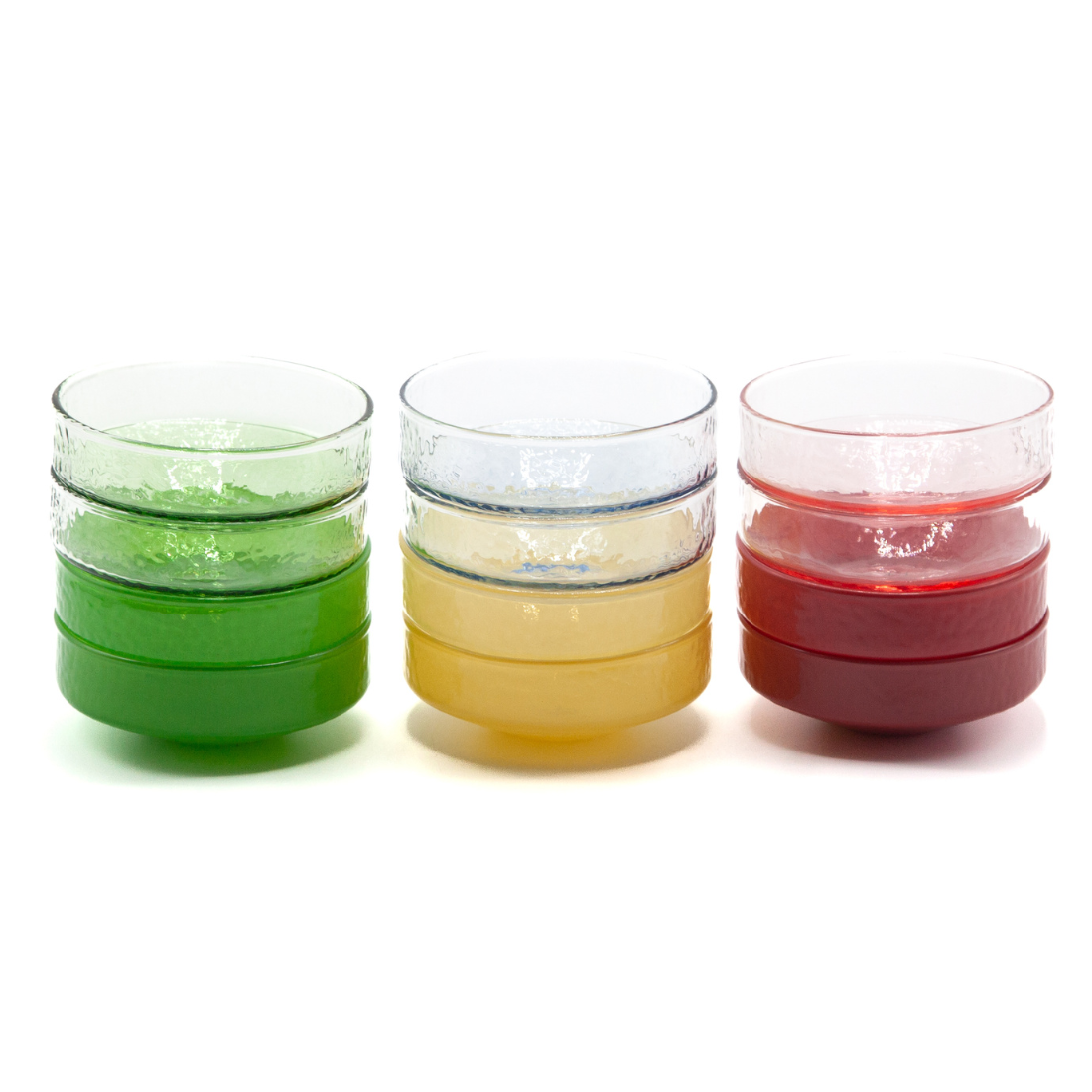 Green Claude Bowl—Set of 4