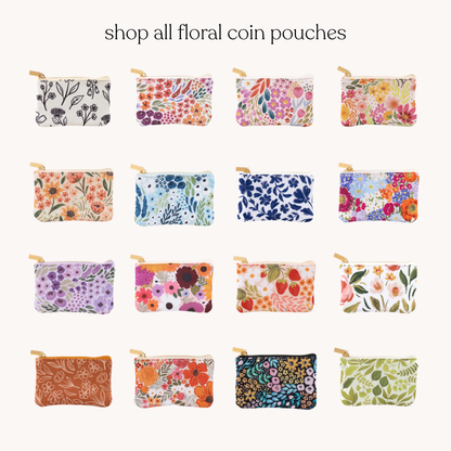 Primrose Petals Coin Pouch