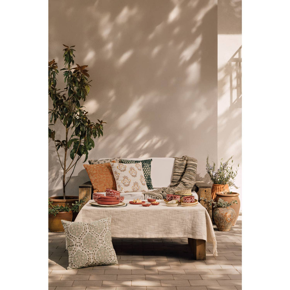Linear Seagrass Oval Tray
