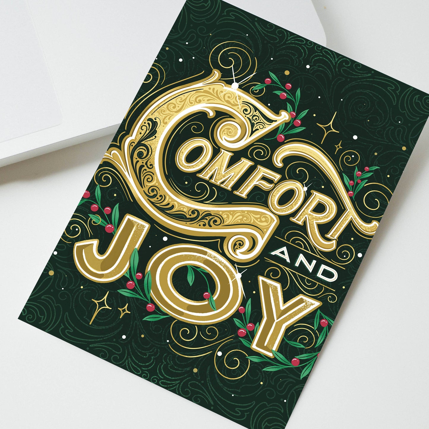 Comfort & Joy—Greeting Card