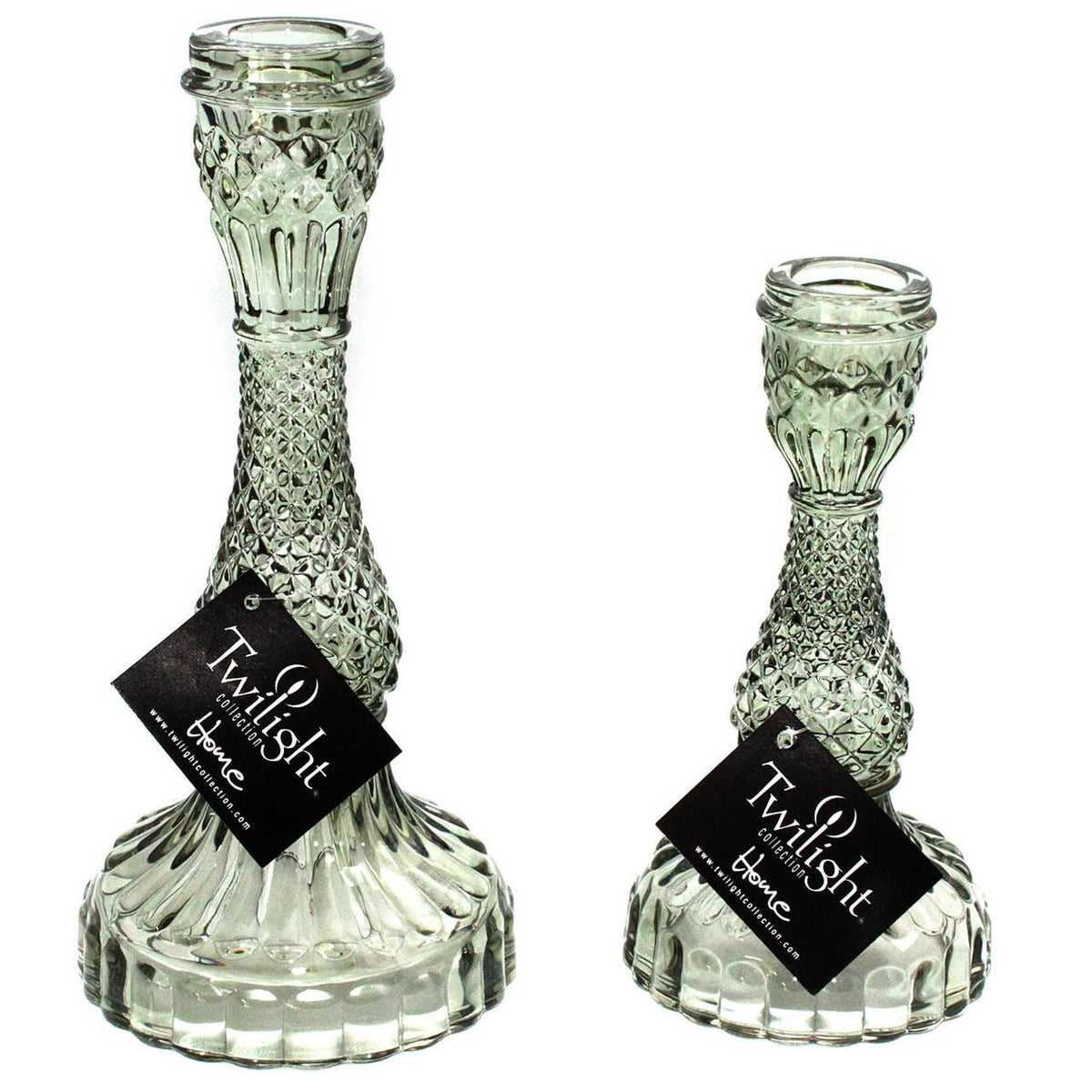 6" Green Bella Candle Holder