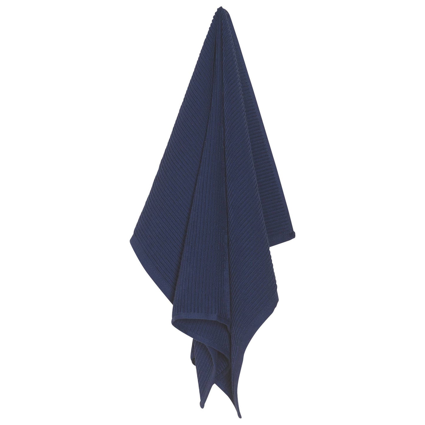 Ripple Indigo Turkish Cotton Dishtowel