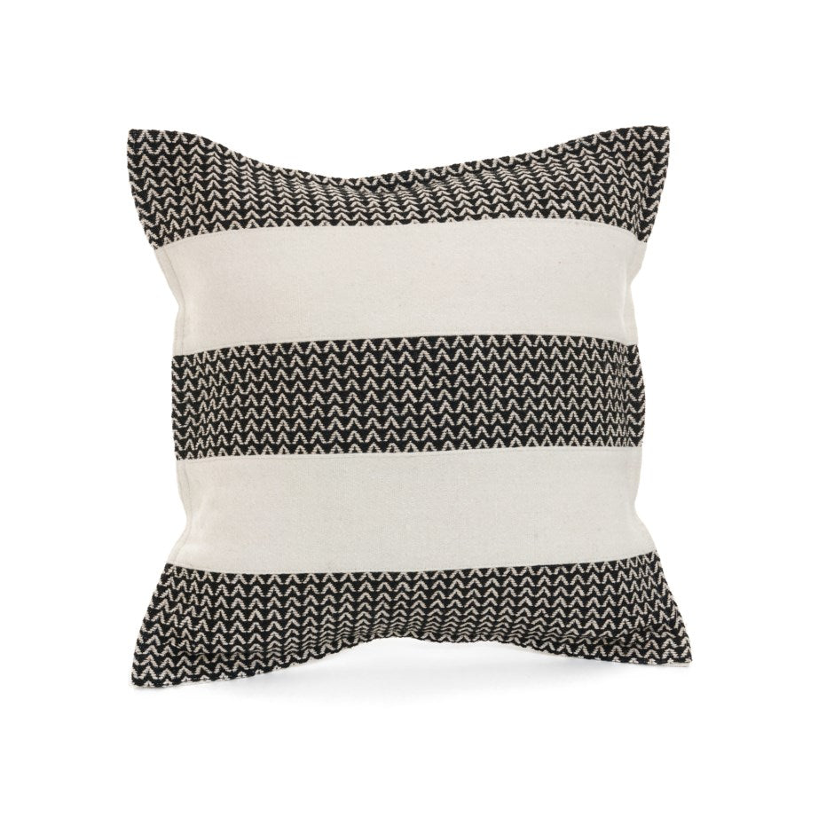 Black and White Burgos Cushion