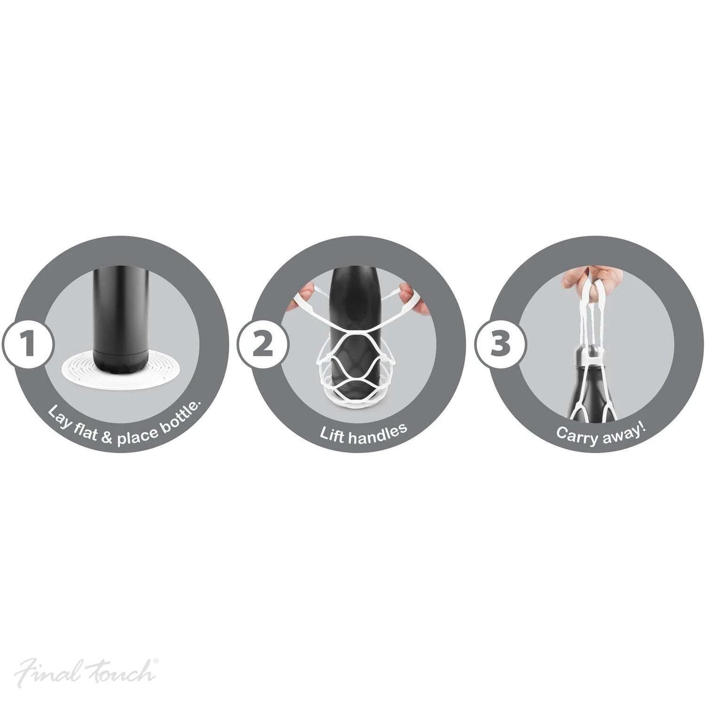 Collapsible Wine Bottle Bag—Silicone