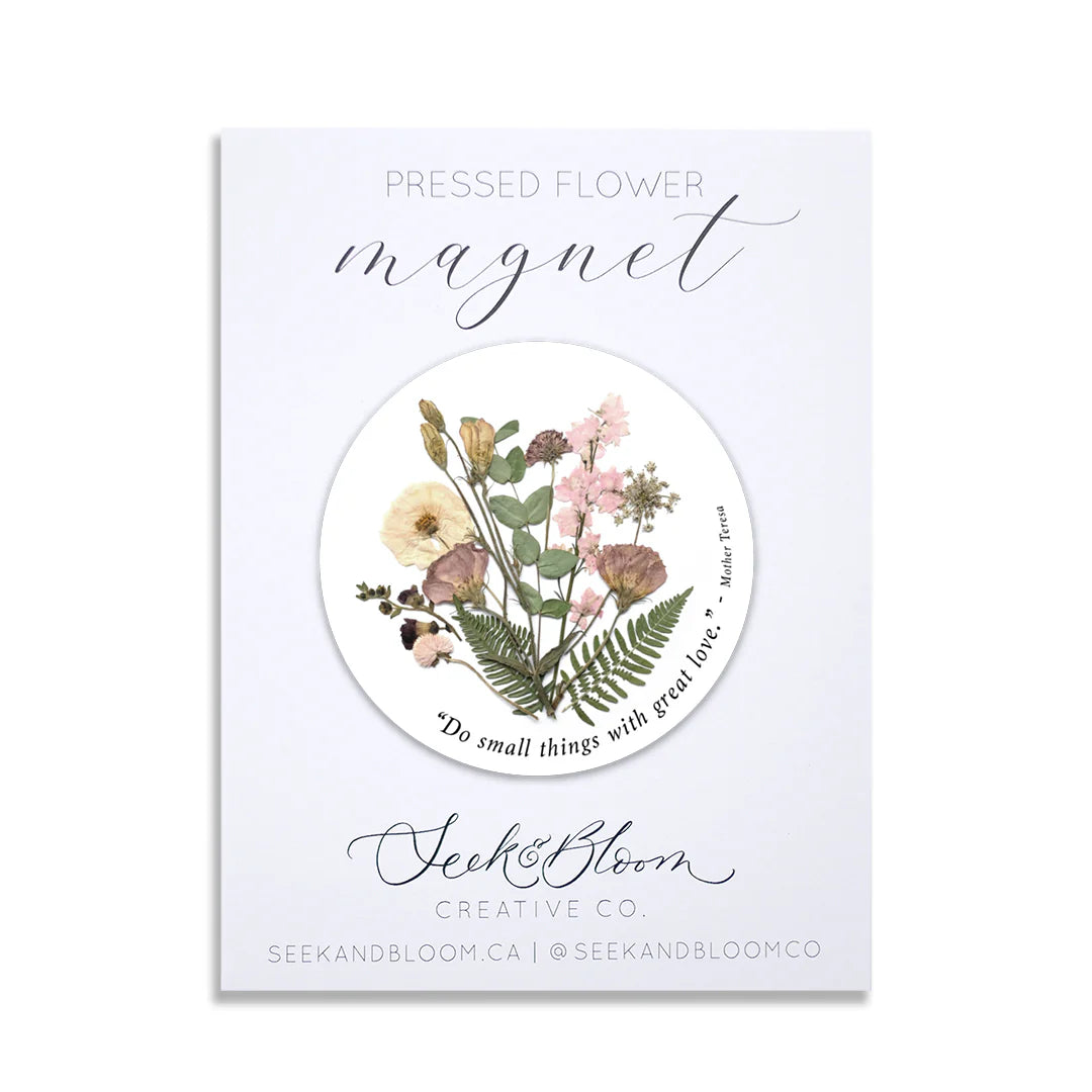 Pressed Flower Magnets—3"