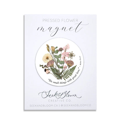 Pressed Flower Magnets—3"