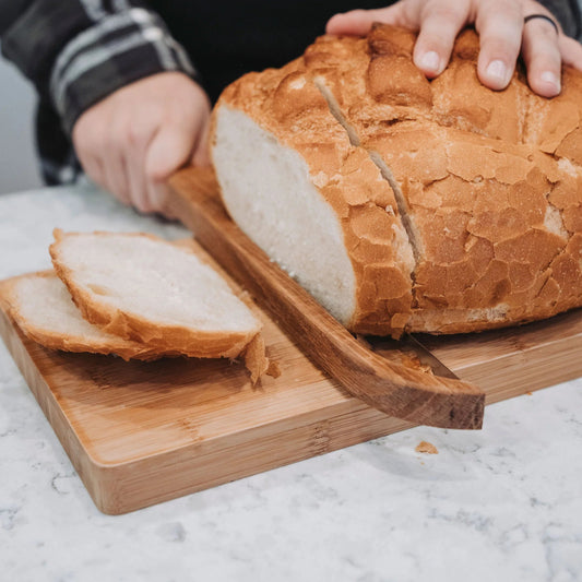 Wooden Bow-style Bread Knife