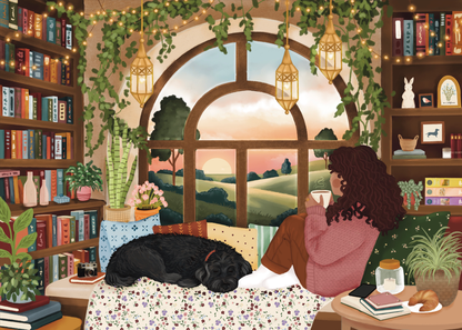 Book Nook 1000-Piece Puzzle