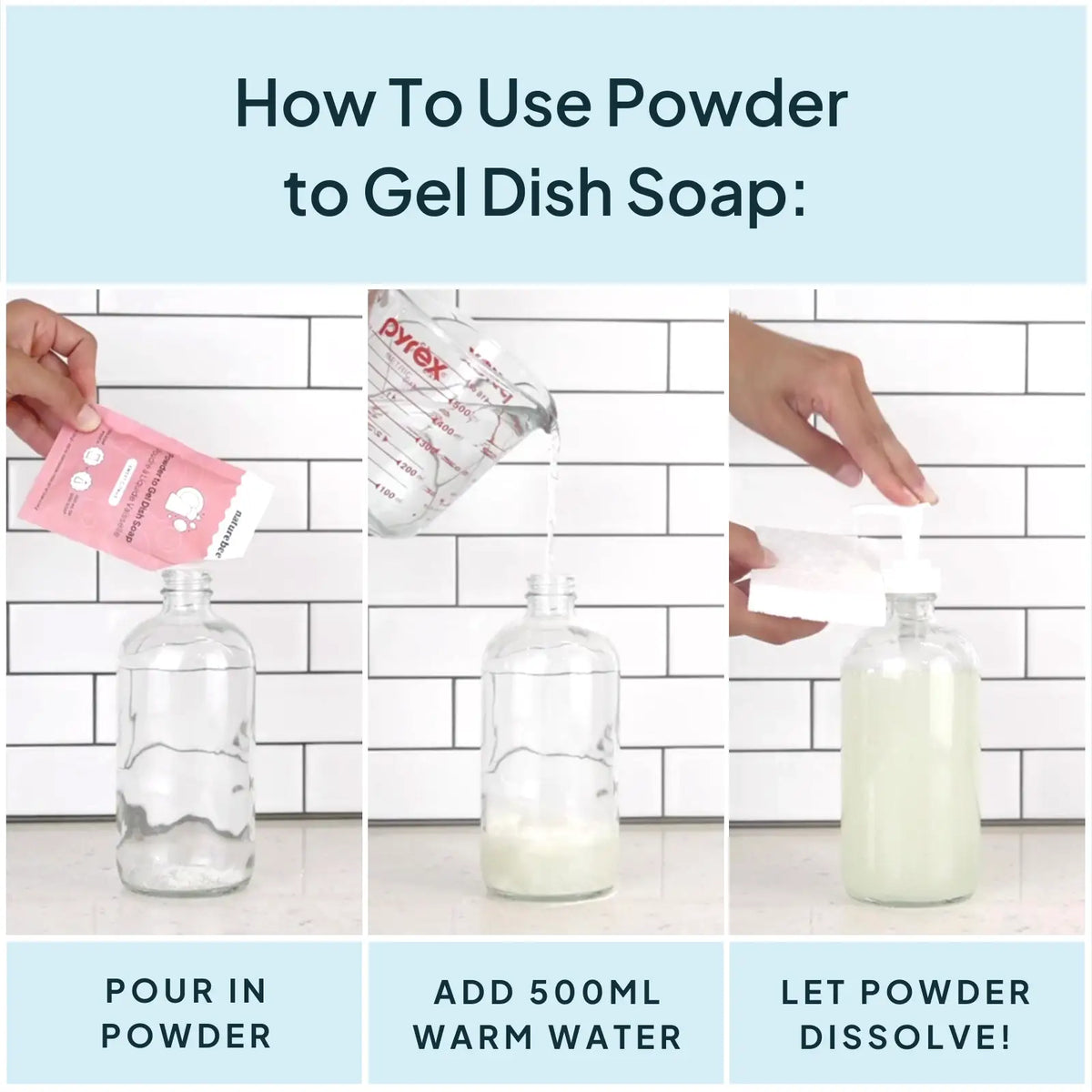Sweet Citrus—Powder to Gel Dish Soap Refills
