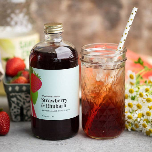 Strawberry & Rhubarb Mixer, 16 fl oz