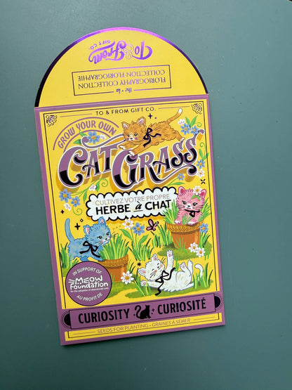 Cat Grass Seed Packet