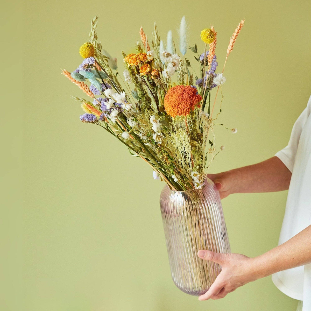 Pastel Delight—Medium Dried Flower Bouquet