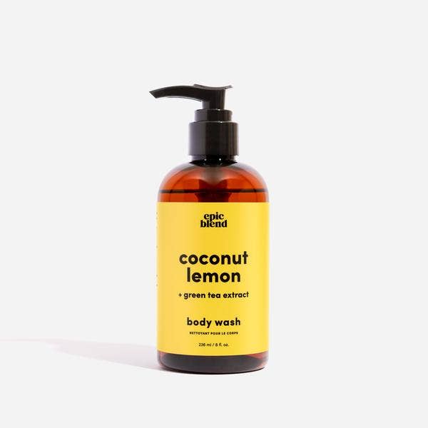 Coconut Lemon Body Wash Vegan: 2oz