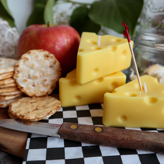 Triangle Swiss Cheese Candle