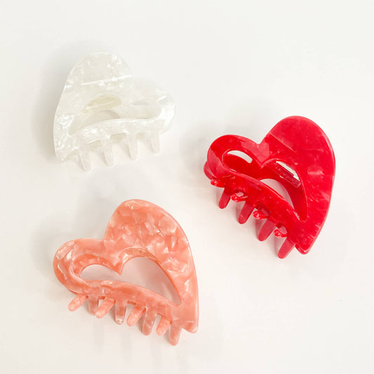 Small Heart Shape Claw Clip