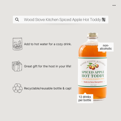 Spiced Apple Hot Toddy Cocktail and Mocktail Mixer—16 oz