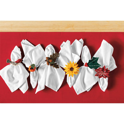 Birds & Boughs Christmas Felt Napkin Ring