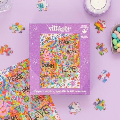 Pink Graffiti 250 Piece Puzzle