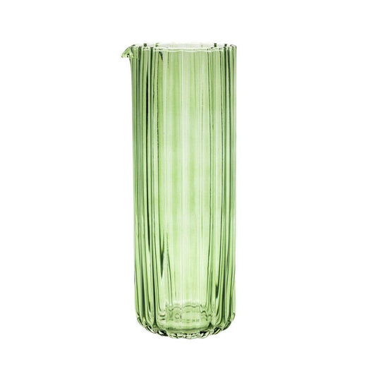 Green Glass Carafe Gaia Jug—1.2L