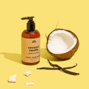 Coconut Vanilla Hand and Body Lotion Vegan: 8oz