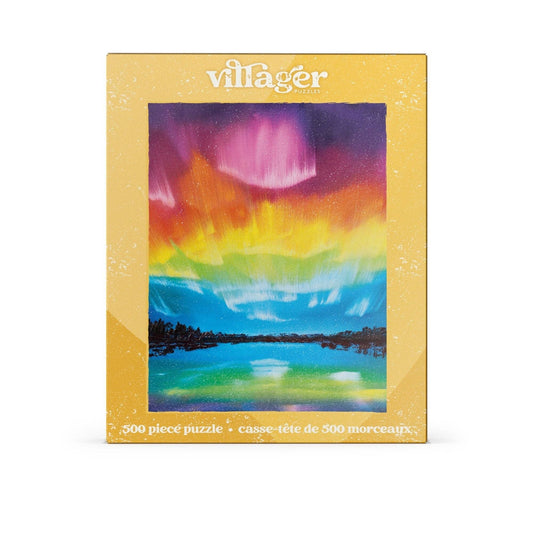Rainbow Northern Lights—500-Piece Puzzle