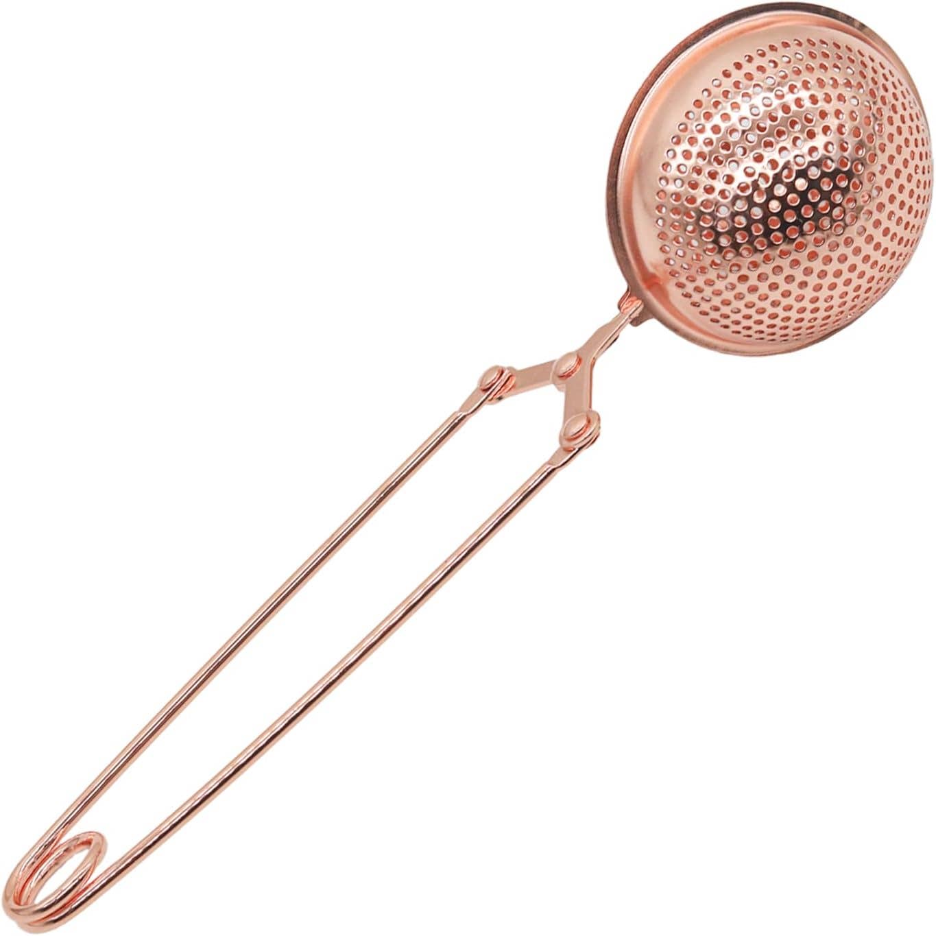 Copper-plated Stainless Steel Ball Tea Infuser for Loose Tea
