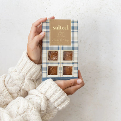 Crisp & Cozy Apple Pretzel Salted Caramels—4 Piece Box