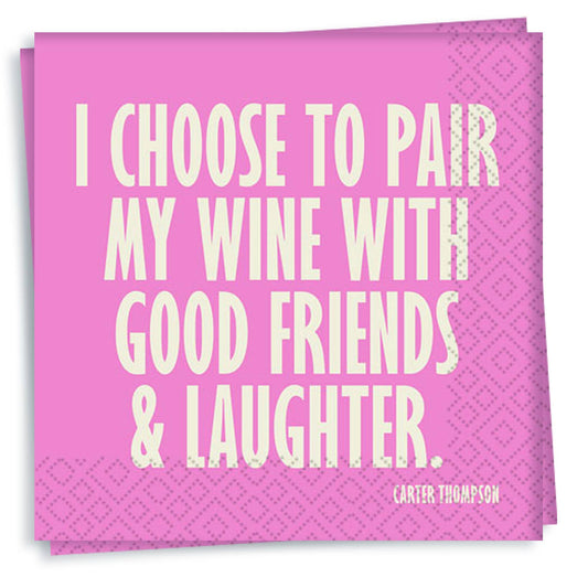 Good Friends Cocktail Napkin