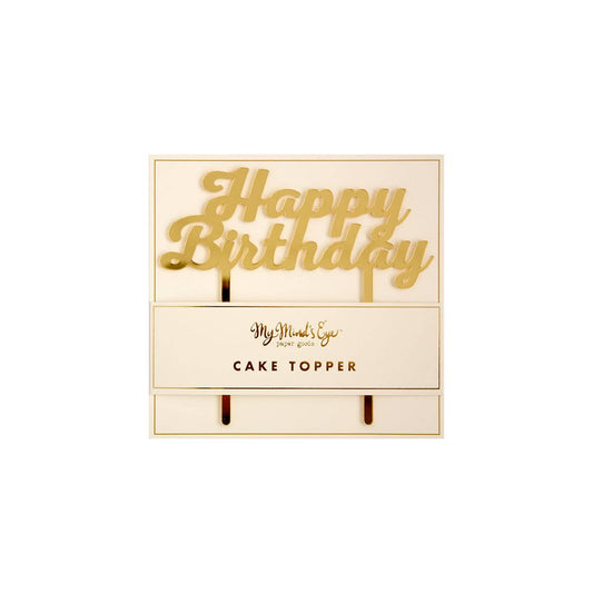 Happy Birthday Cake Topper