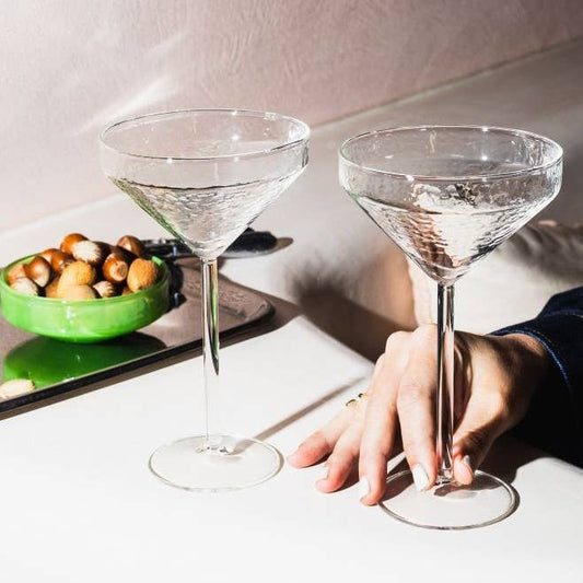 Clear Claude Martini Glass—Set of 2