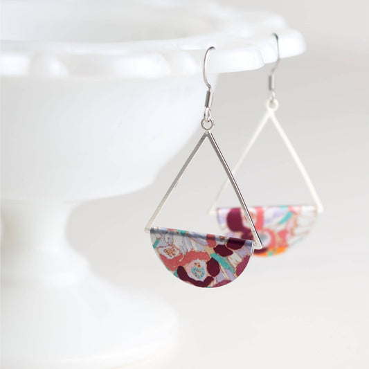 Florence Dangle Earrings—Silver