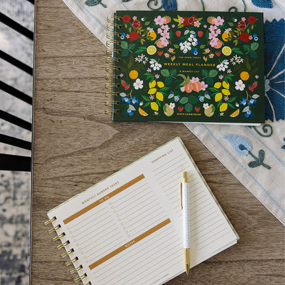 Floral Weekly Meal Planner