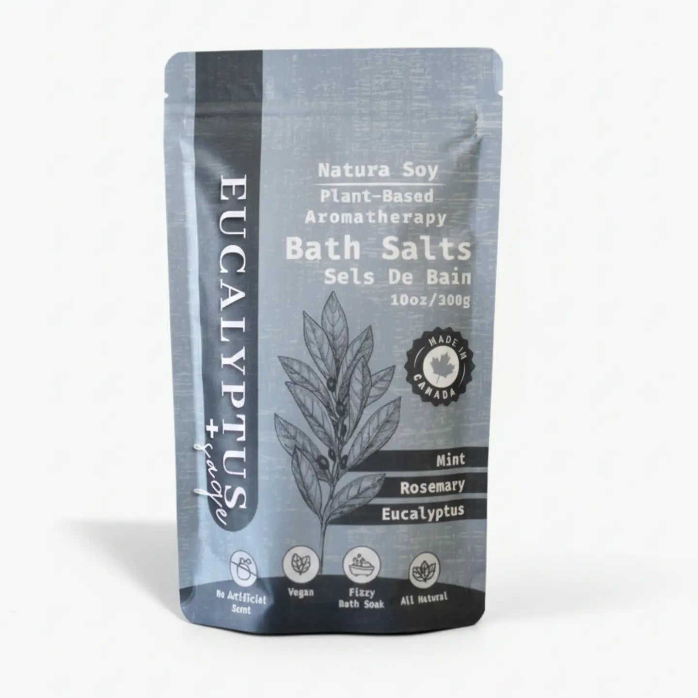 Eucalyptus Sage Bath Soak, 10oz