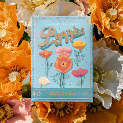 Vintage Rainbow Poppies (Success) Seed Packet