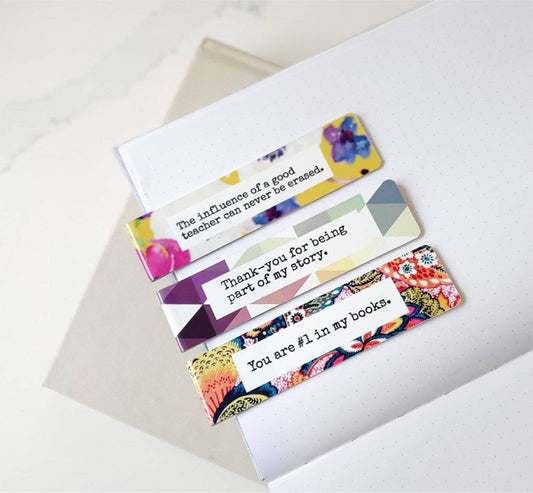 Kaftan Bookmark Trio - Teacher Quotes