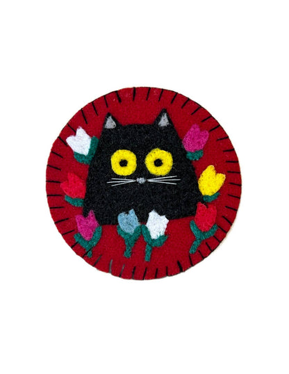 Coaster Kit Felt & Sew DIY Maud Lewis-Inspired