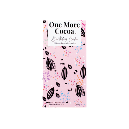 Birthday Cake White Chocolate Bar