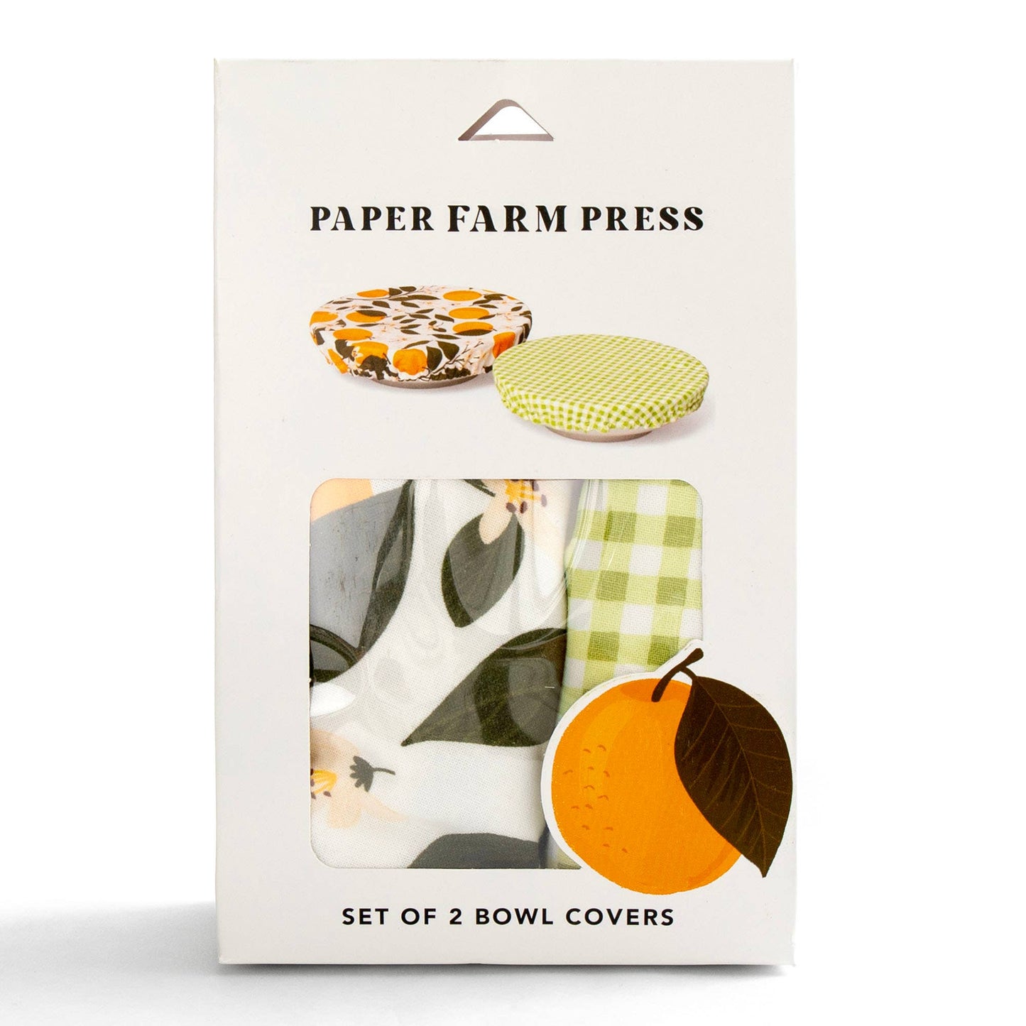 Orange Orchard Reusable Fabric Bowl Cover Set