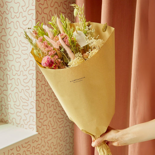 Pink Elegance—Medium Dried Flower Bouquet