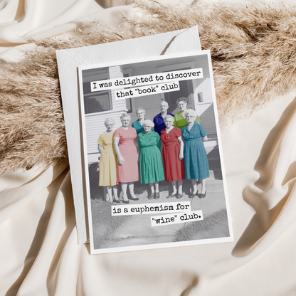 I Was Delighted To Discover That Book Club...